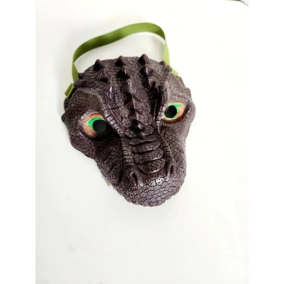 Maschera Dinosauro T-Rex in PVC | Jurassic World Ovosauro Maxisorprese - Picture 7 of 7